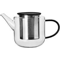 Asa selection Teekanne Coppa Black Handle/Lid 1,1 L