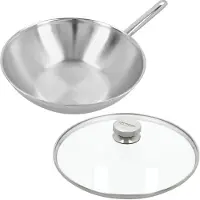 Demeyere Apollo 7 Wok mit Glasdeckel – Ø 30 cm