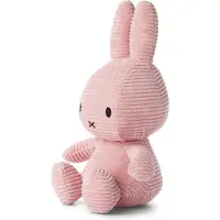 Sonstiges Miffy Cord-Plüschfigur (rosa, 33cm) Kuscheltier Stofftier Hase Plüschtier