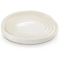 Le Creuset Creuset ova Löffelablage aus Steinzeug Meringue