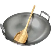 Big Green Egg Grill-WOK aus Kohlenstoffstahl