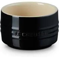 Le Creuset Stapelbares Förmchen Schwarz Glänzend