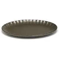 Serax Frühstücksteller Inku Tableware Green S 25 x 17,5 cm