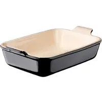 Le Creuset Auflaufform rechteckig 2,4L, 26 cm, black
