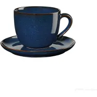 Asa selection Cappuccinotasse Saisons Mit Untertasse Midnight Blue