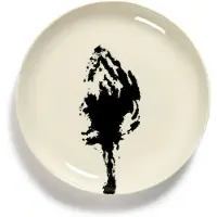 Serax Frühstücksteller Feast Tableware by Ottolenghi White Artichoke Black S 19 cm