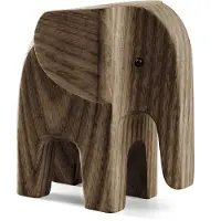 Novoform Holzfigur - Elephant - Rauch gebeizt Ash - - One Size - Dekoration