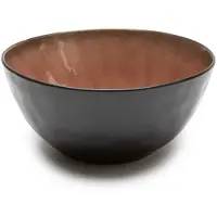 Serax Schüssel Pure Tableware By Pascale Naessens Black Brown S 20 cm