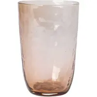 Broste Copenhagen Gehämmerte Gläser 50cl braun - 12er Set