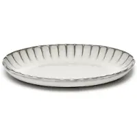 Serax Servierschale Inku Tableware White M 22 x 15,4 x 2,7 cm
