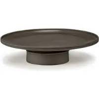 Serax Tortenplatte Dune Tableware By Kelly Wearstler Dark Brown 33 x 33 x 7,5 cm
