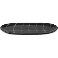 Serax Servierschale Zuma Tableware By Kelly Wearstler Grey 46 x 27 x 2 cm