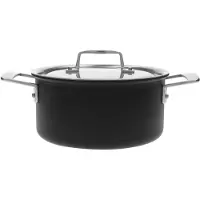 Demeyere Kochtopf Black 5 mit Deckel Schwarz 20 cm
