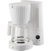Alessi Kaffeemaschine Plissé White