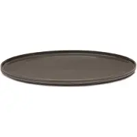 Serax Servierteller Dune Tableware by Kelly Wearstler Dark Brown L 33 cm
