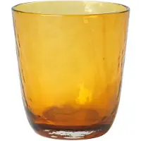 Broste Copenhagen Gehämmerte Brille 33,5 cl Bernstein - 12 Stück