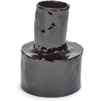 Serax Vase Helena N. 5 by Marie Michielssen Black 13,8 x 13,8 x 20,0 cm