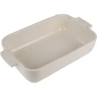 Peugeot Auflaufform Rechteckig Céramique Ecru 22 cm