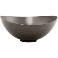 Blomus Ondea Schale S L23,5 Burned Metall - , Metallisch, für Wohnzimmer, Metall