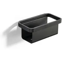 Zone Denmark Badezimmerablage Rim Black 22 x 11 x 9 cm