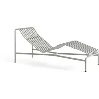 HAY Gartenliege Palissade Chaise Longue Sky Grey Powder Coated Steel