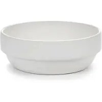 Serax Schüssel Passe-Partout Tableware By Vincent Van D White Matt L 16 cm