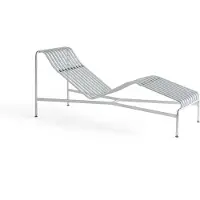 HAY Gartenliege Palissade Chaise Longue Hot Silver Galvanised Steel