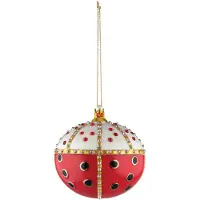 Alessi Re Coccinello Home Weihnachtskugel 8,5 cm