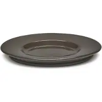 Serax Untertasse Dune Tableware by Kelly Wearstler Dark Brown 13,5 cm