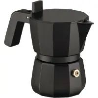 Alessi Espressokanne Moka Black 1-Tasse