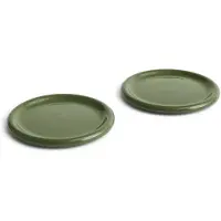 HAY - Barro Teller Ø24 cm - 2er-Set (Grün)