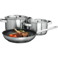 AEG Koch-und Bratset mit 3-fach Sandwichboden A3SS A3SS