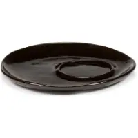 Serax Untertasse La Mère Tableware by Marie Michielssen Dark Brown 11 cm