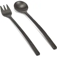 Serax Salatbesteck La Mère Tableware by Marie Michielssen Black (2-teilig)