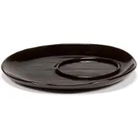 Serax Untertasse La Mère Tableware by Marie Michielssen Dark Brown 14,5 cm