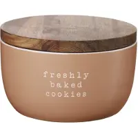 Asa selection Aufbewahrungsdose mit Deckel hey! Freshly baked cookies Braun