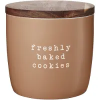 Asa selection Vorratsdose Hey! Freshly Baked Cookies Brown 15 x 14,5 cm