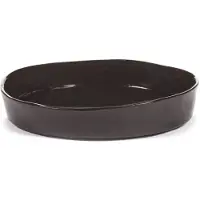 Serax Tiefer Teller La Mère Tableware by Marie Michielssen Dark Brown S 20 cm