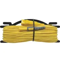 Hioki L9843-51 - Erdungsmesskabel, 4 mm, gelb, 50 m, mit Kabelhaspel