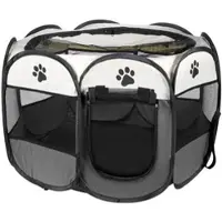 Marka Niezdefiniowana Faltbarer Zwingerkäfig für Hund/Katze - grau 91x91x58cm (Rabatt für Stammkunden 3%)