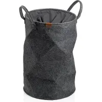 kela Wäschekorb Fay Dark Grey