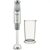 Moulinex DD65AD10, Tischplatten-Mixer, 0,8 l, Pulsfunktion, 1000 W, Quarz-metallic, Edelstahl
