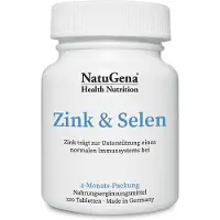 NatuGena GmbH Zink & Selen Tabletten 120 St