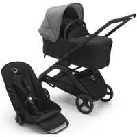 Bugaboo Dragonfly 2-in-1-Kinderwagen - Bezüge Midnight Black