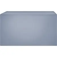 Beliani Regenschutz für Gartenmöbel Grau Stoff mit PVC Beschichtung 160 x 160 x 90 cm Reißverschluss Rechteckig Outdoor Terrasse Ausstattung Zubehör