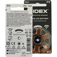 Widex P312 - Vorteilspackung - 60 Batterien