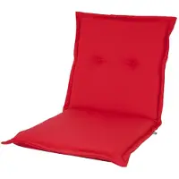 Kopu Prisma Red – Bequemes Gartenkissen mit niedriger Rückenlehne – Rot
