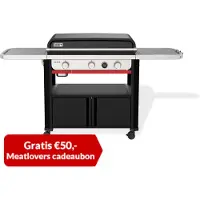 Weber Slate GPD Premium Stand-up Griddle 76 cm Plancha Gasbarbecue Barbecue 3 Brenner |KlapptischeSc