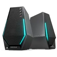 Edifier G1500 computer-lautsprecher, Hecate gaming-lautsprecher mit RGB, Bluetooth 5.3, USB-Eingang, 3,5 mm AUX-Eingang - schwarz