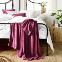 De Witte Lietaer Tagesdecke Snuggly Sangria-150 x 200 cm